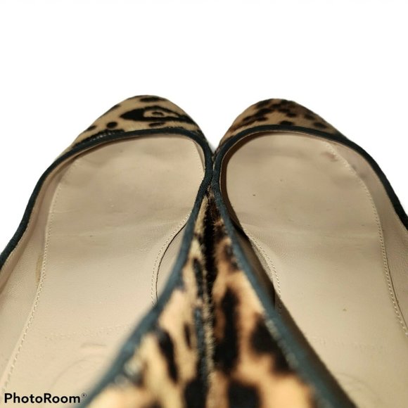 J. Crew Collection $298 Janey Cheetah Calf Hair    SB3 - Picture 10 of 12